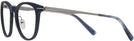 Round Matte Navy Tumi 010 Single Vision Full Frame View #3