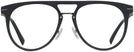 Aviator Matte Black Tumi 011 Single Vision Full Frame View #2