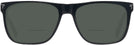 Square Black Tumi 014 Bifocal Reading Sunglasses View #2
