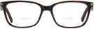 Rectangle Havana Tumi 015 Bifocal View #2