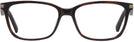 Rectangle Havana Tumi 015 Single Vision Full Frame View #2