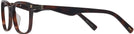 Rectangle Havana Tumi 015 Single Vision Full Frame View #3