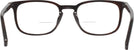 Rectangle Havana Tumi 018 Bifocal View #4
