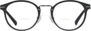 Round Matte Black Tumi 025 Bifocal View #2