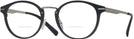 Round Matte Black Tumi 025 Bifocal View #1