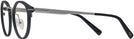 Round Matte Black Tumi 025 Single Vision Full Frame View #3