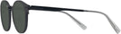 Round Matte Dark Grey Tumi 025 Progressive No Line Reading Sunglasses View #3