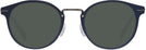 Round Matte Navy Tumi 025 Progressive No Line Reading Sunglasses View #2