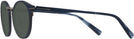 Round Matte Navy Tumi 025 Progressive No Line Reading Sunglasses View #3