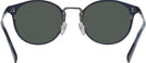 Round Matte Navy Tumi 025 Progressive No Line Reading Sunglasses View #4