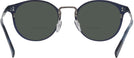 Round Matte Black Tumi 025 Bifocal Reading Sunglasses View #4