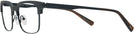 Rectangle Matte Black Tumi 026 Single Vision Full Frame View #3