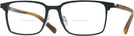 Rectangle Matte Black Tumi 513 Bifocal View #1