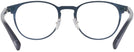 Round Navy Tumi 514 Single Vision Full Frame View #4