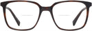 Rectangle Havana Tumi 519 Bifocal View #2