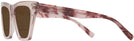 Square Crystal Mauve Tumi 527 Bifocal Reading Sunglasses View #3