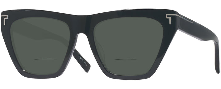 Square Black Tumi 527 Bifocal Reading Sunglasses View #1