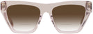 Square Crystal Mauve Tumi 527 w/ Gradient Bifocal Reading Sunglasses View #2