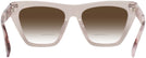 Square Crystal Mauve Tumi 527 w/ Gradient Bifocal Reading Sunglasses View #4