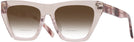 Square Crystal Mauve Tumi 527 w/ Gradient Bifocal Reading Sunglasses View #1