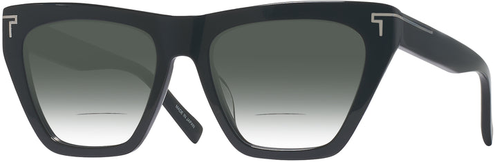 Square Black Tumi 527 w/ Gradient Bifocal Reading Sunglasses View #1