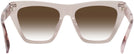 Square Crystal Mauve Tumi 527 w/ Gradient Progressive No-Line Reading Sunglasses View #4