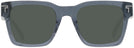 Square Transparent Navy Tumi 528 Progressive No-Line Reading Sunglasses View #2