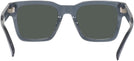 Square Transparent Navy Tumi 528 Progressive No-Line Reading Sunglasses View #4
