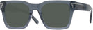 Square Transparent Navy Tumi 528 Progressive No-Line Reading Sunglasses View #1
