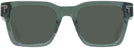 Square Transparent Sage Tumi 528 Progressive Reading Sunglasses View #2