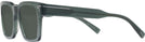 Square Transparent Sage Tumi 528 Progressive Reading Sunglasses View #3