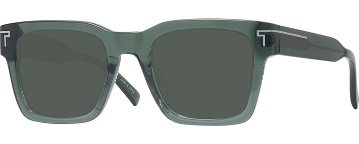 Square Transparent Sage Tumi 528 Progressive Reading Sunglasses View #1
