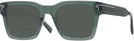Square Transparent Sage Tumi 528 Bifocal Reading Sunglasses View #1
