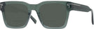 Square Transparent Sage Tumi 528 Bifocal Reading Sunglasses View #1