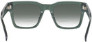 Square Transparent Sage Tumi 528 w/ Gradient Bifocal Reading Sunglasses View #4