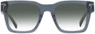 Square Transparent Navy Tumi 528 w/ Gradient Progressive No-Line Reading Sunglasses View #2