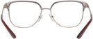 Square Rose Gold/Bordeaux Tory Burch 1066 Computer Style Progressive View #4