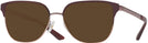 Square Rose Gold/Bordeaux Tory Burch 1066 Progressive Reading Sunglasses View #1
