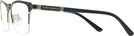Rectangle,Cat Eye Black/shiny Gold Tory Burch 1069 Single Vision Full Frame View #3
