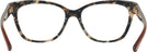 Square PEARL BROWN TORT Tory Burch 2079 Single Vision Full Frame View #4