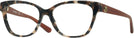Square Pearl Brown Tortoise Tory Burch 2079 Computer Style Progressive View #1