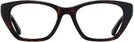 Cat Eye Dark Tortoise Tory Burch 2115U Progressive No-Lines View #2