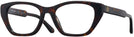 Cat Eye Dark Tortoise Tory Burch 2115U Progressive No-Lines View #1