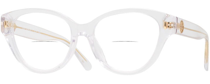 Cat Eye Clear Transparent Tory Burch 2122U Bifocal View #1