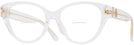 Cat Eye Clear Transparent Tory Burch 2122U Bifocal View #1