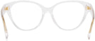 Cat Eye Clear Transparent Tory Burch 2122U Progressive No-Lines View #4