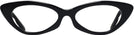 Cat Eye Black Tory Burch 2127U Single Vision Full Frame View #2