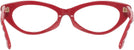 Cat Eye Tory Red Tory Burch 2127U Single Vision Full Frame View #4