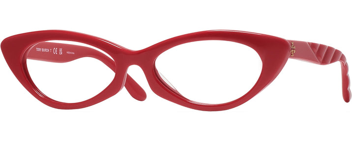 Cat Eye Tory Red Tory Burch 2127U Single Vision Full Frame View #1