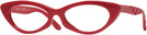 Cat Eye Tory Red Tory Burch 2127U Progressive No-Lines View #1